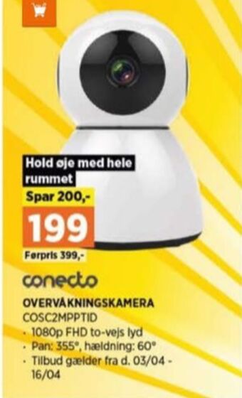 Power Conecto overvågningskamera tilbud