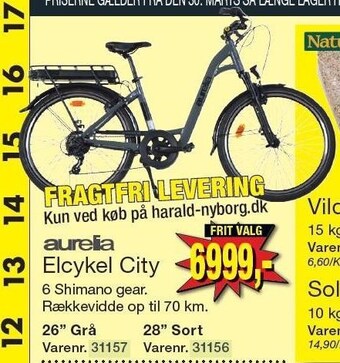 Harald Nyborg Aurelia elcykel city tilbud
