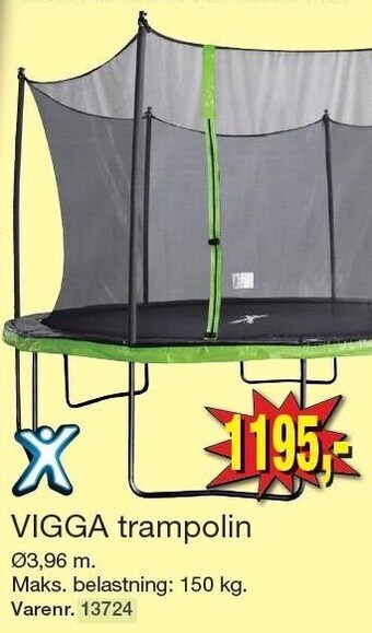 Harald Nyborg Vigga trampolin tilbud