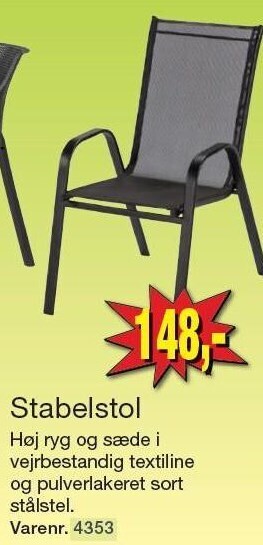 Harald Nyborg Stabelstol tilbud