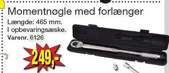 Harald Nyborg Momentnøgle m. forlænger tilbud