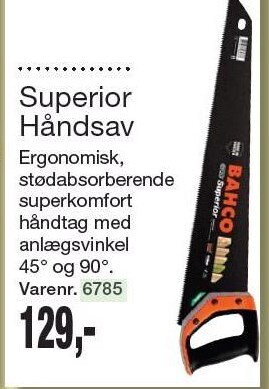 Harald Nyborg Superior håndsav tilbud