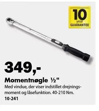 Momentnøgle ½''