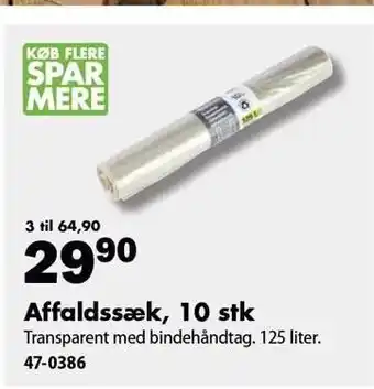 Affaldssæk, 10 stk