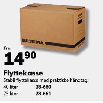 Biltema Flyttekasse tilbud