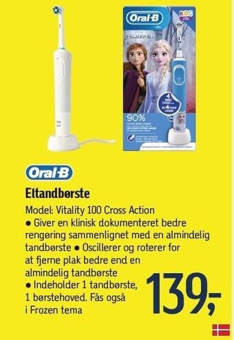 Føtex Oral-b eltandbørste tilbud