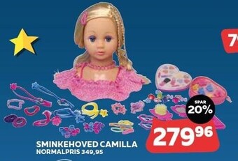 Legekæden Sminkehoved camilla tilbud