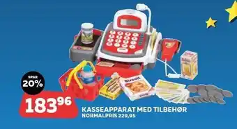 Legekæden Kasseapparat med tilbehør tilbud