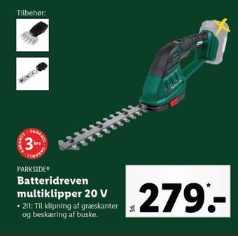Lidl Batteridreven Multiklipper 20 V tilbud