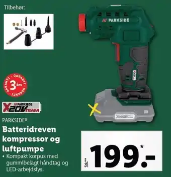 Lidl Batteridreven Kompressor og Luftpumpe tilbud