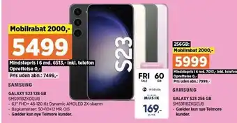 Samsung galaxy s23 128 gb eller samsung galaxy s23 256 gb