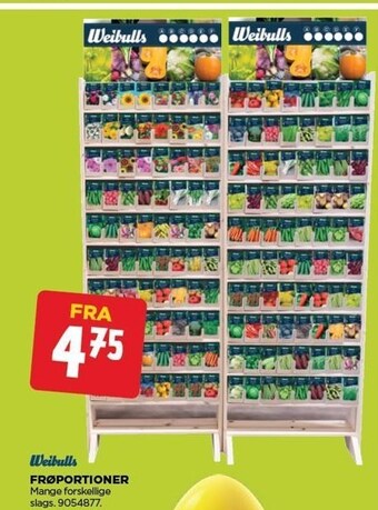 jem & fix Weibulls frøportioner tilbud