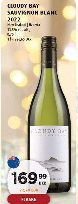 Cloudy bay sauvignon blanc 2022