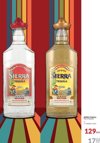 Nielsen's Discount Sierra tequila silver el. reposado tilbud