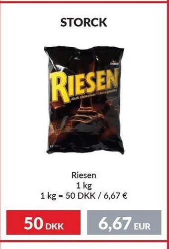 Nielsen's Discount Storck riesen tilbud