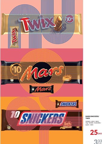 Nielsen's Discount Mars/snickers/twix tilbud