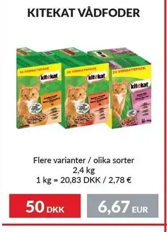 Nielsen's Discount Kitekat vådfoder tilbud