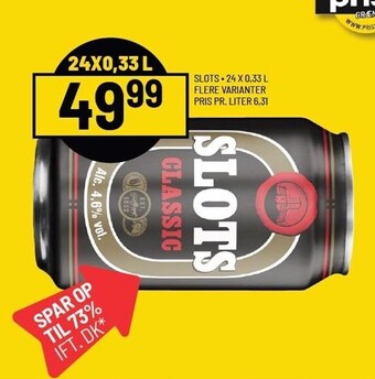 Priss Slots 24x0,33 l. tilbud
