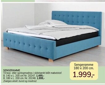 Daells Bolighus Sengeramme tilbud