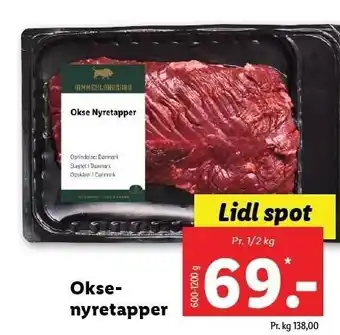 Lidl Okse nyretapper tilbud