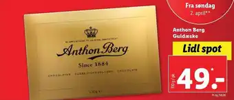 Lidl Anthon berg guldeæske tilbud