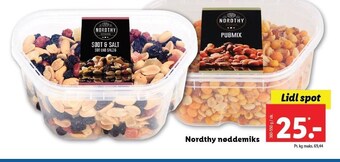 Lidl Nordthy nøddemiks tilbud