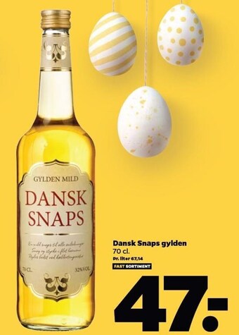 Netto Dansk snaps gylden tilbud
