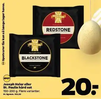 Netto Joseph heler el. st.paulin hård ost tilbud