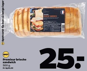 Netto Premieur brioche sandwich tilbud