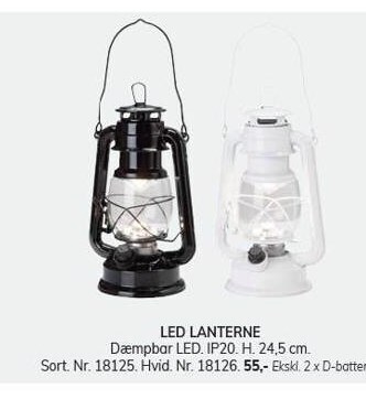 Daells Bolighus Led lanterne tilbud