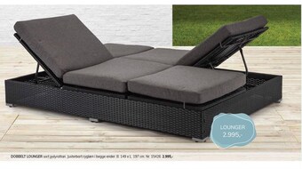 Dobbelt lounger