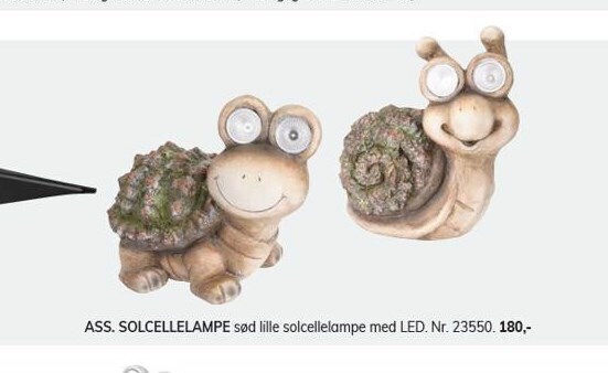 Daells Bolighus Ass. solcellelampe tilbud