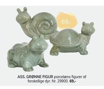 Daells Bolighus Ass. grønne figur tilbud
