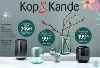 Kop & Kande Evasolo acorn vase eller fyrfadsstager tilbud
