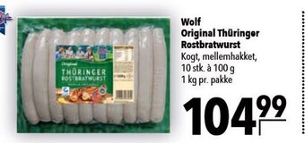 Citti Wolf original thüringer rostbratwurst tilbud
