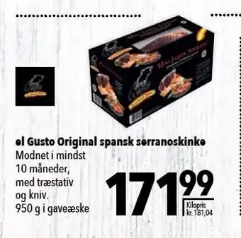 El gusto original spansk serranoskinke