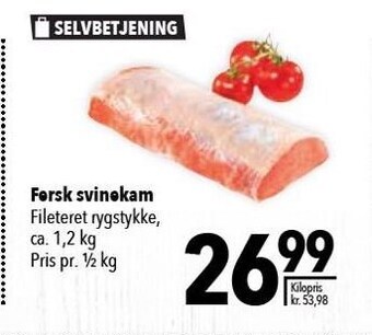 Citti Fersk svinekam tilbud