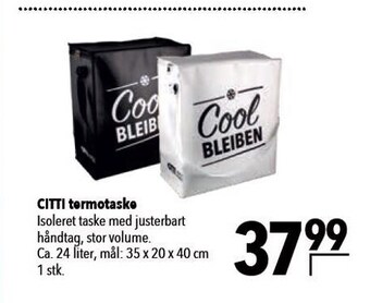 Citti Citti termotaske tilbud
