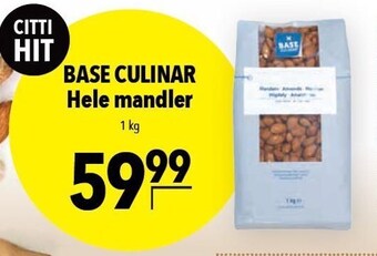 Citti Base culinar hele mandler tilbud