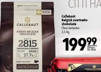 Callebaut belgsk overtrækschokolade