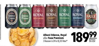 Citti Albani odense, royal eller faxe premium tilbud