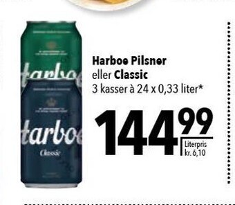 Citti Harboe pilsner eller classic tilbud
