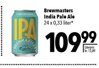 Citti Brewmasters india pale ale tilbud