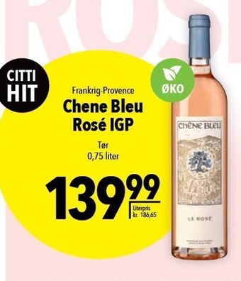 Citti Chene bleu rosé igp tilbud