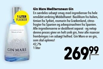 Citti Gin mare mediterranean gin tilbud