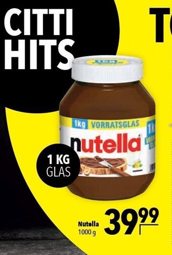 Citti Nutella tilbud