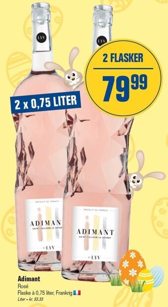 Otto Duborg Adimant - 2 flasker tilbud