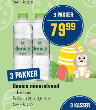 Otto Duborg Denice mineralvand - 3 pakker tilbud