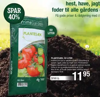 Plantesæk, 50 liter