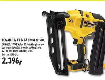 Johannes Fog Dewalt 18v xr ga dykkerpistol tilbud